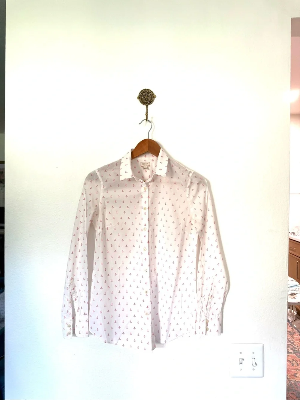 J. Crew tailored button